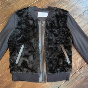 Faux Fur Black Jacket